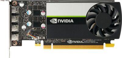 ���������� PNY PCI-E 3.0 T1000 NVIDIA T1000 4Gb 128bit GDDR6 1065/10000 mDPx4 HDCP Bulk low profile