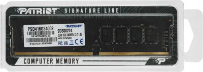 ������ DDR4 16GB 2400MHz Patriot PSD416G24002 Signature RTL PC4-19200 CL17 DIMM 288-pin 1.2� dual rank Ret