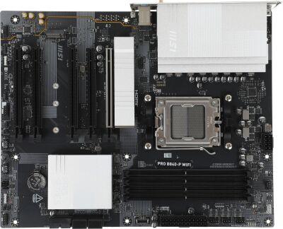 ����������� ����� MSI PRO B840-P WIFI Socket AM5 AMD B840 4xDDR5 ATX AC`97 8ch(7.1) 2.5Gg RAID+HDMI
