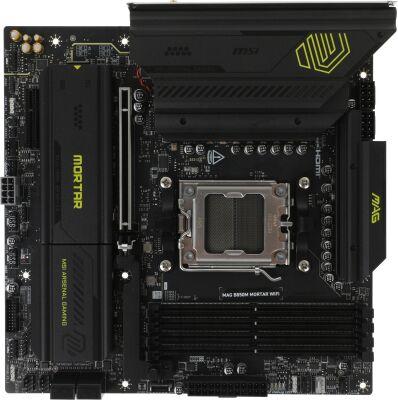 ����������� ����� MSI MAG B850M MORTAR WIFI Socket AM5 AMD B850 4xDDR5 mATX AC`97 8ch(7.1) 5Gigabit RAID+HDMI