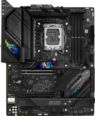 ����������� ����� Asus ROG STRIX B760-F GAMING WIFI Soc-1700 Intel B760 4xDDR5 ATX AC`97 8ch(7.1) 2.5Gg RAID+HDMI+DP