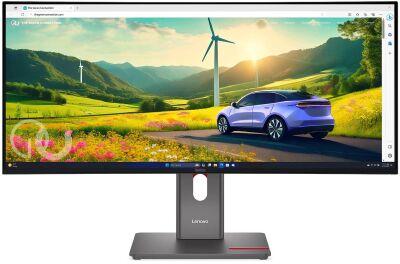 ������� Lenovo 34" ThinkVision P34WD-40 ������ IPS LED 21:9 HDMI M/M HAS Piv 350cd 178��/178�� 3440x1440 120Hz DP WQ USB 10��