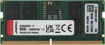������ DDR5 16GB 5600MHz Kingston KVR56S46BS8-16 VALUERAM RTL PC5-44800 CL46 SO-DIMM 262-pin 1.1� single rank Ret