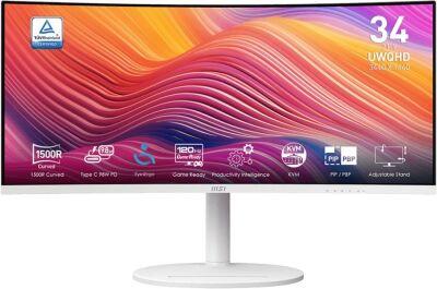 ������� MSI 34" Modern MD342CQPW ����� VA LED 21:9 HDMI M/M ������� HAS Piv 3500:1 300cd 178��/178�� 3440x1440 120Hz DP UW USB 8.05��