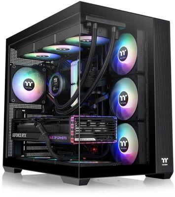 ������ Thermaltake View 380 TG ARGB ������ ��� �� ATX 6x120mm 2x140mm 1x200mm 2xUSB3.0 audio bott PSU