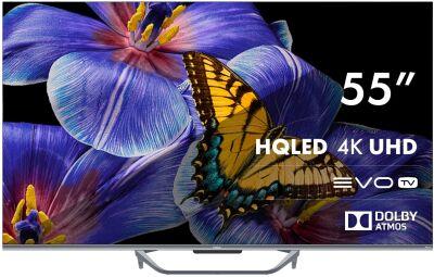 ��������� QLED Haier 55" Smart TV S4 Frameless ����� 4K Ultra HD 60Hz MEMC DVB-T DVB-T2 DVB-C DVB-S2 USB WiFi Smart TV