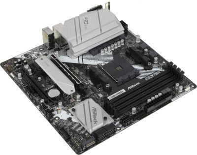 ����������� ����� Asrock B550M PRO4 Soc-AM4 AMD B550 4xDDR4 mATX AC`97 8ch(7.1) GbLAN RAID+VGA+HDMI+DP