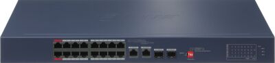 ���������� Dahua DH-CS4218-16ET-240 (L2) 16x100����/� 2x�����(1000BASE-T/SFP) 2SFP 16PoE 240W �����������