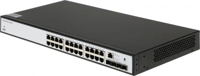 ���������� SNR SNR-S5210G-24TX-POE (L2+) 24x1����/� 4SFP+ 24PoE 370W �����������