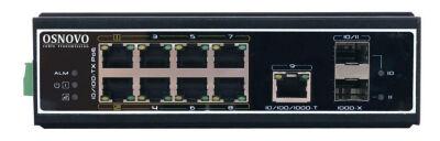 ���������� Osnovo SW-60812/I (L2) 8x100����/� 1x1����/� 2SFP 6PoE++ 300W �������������
