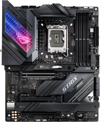 ����������� ����� Asus ROG STRIX Z690-E GAMING WIFI Soc-1700 Intel Z690 4xDDR5 ATX AC`97 8ch(7.1) 2.5Gg RAID+HDMI+DP