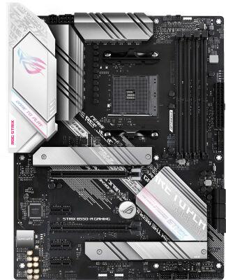 ����������� ����� Asus ROG STRIX B550-A GAMING Soc-AM4 AMD B550 4xDDR4 ATX AC`97 8ch(7.1) 2.5Gg RAID+HDMI+DP