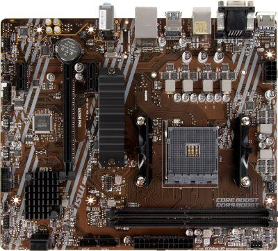 ����������� ����� MSI A520M PRO Soc-AM4 AMD A520 2xDDR4 mATX AC`97 8ch(7.1) GbLAN RAID+VGA+HDMI+DP
