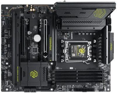 ����������� ����� MSI MAG B850 TOMAHAWK WIFI Socket AM5 AMD B850 4xDDR5 ATX AC`97 8ch(7.1) 5Gigabit RAID+HDMI