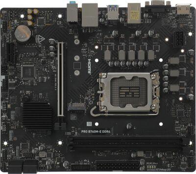 ����������� ����� MSI PRO B760M-E DDR4 Soc-1700 Intel B760 2xDDR4 mATX AC`97 8ch(7.1) GbLAN+VGA+HDMI