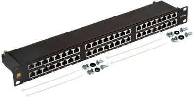 ����-������ Lanmaster LAN-PPC48S5E 19" 1U 48xRJ45 ���.5E STP