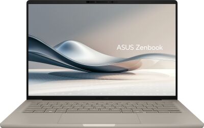 ������� Asus Zenbook A14 UX3407QA-QD556W Snapdragon X X1-26-100 16Gb SSD512Gb Qualcomm Adreno 14" OLED WUXGA (1920x1200) Windows 11 Home beige WiFi BT Cam (90NB1501-M012H0)