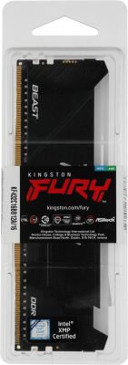 ������ DDR4 16GB 3200MHz Kingston KF432C16BB12A/16 Fury Beast RGB RTL Gaming PC4-25600 CL16 DIMM 288-pin 1.35� dual rank � ���������� Ret