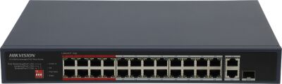 ���������� Hikvision DS-3E0326P-E/M(C) (L2) 25x100����/� 1SFP 24PoE 230W �������������