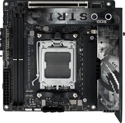 ����������� ����� Asus ROG STRIX X870-I GAMING WIFI Socket AM5 AMD X870 2xDDR5 mini-ITX AC`97 8ch(7.1) 2.5Gg RAID+HDMI