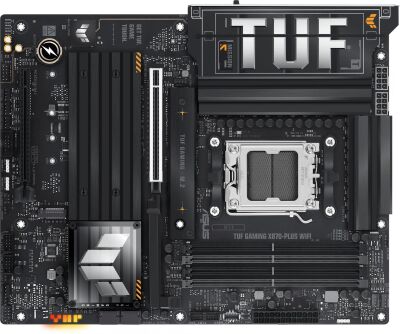 ����������� ����� Asus TUF GAMING X870-PLUS WIFI Socket AM5 AMD X870 4xDDR5 ATX AC`97 8ch(7.1) 2.5Gg RAID+HDMI
