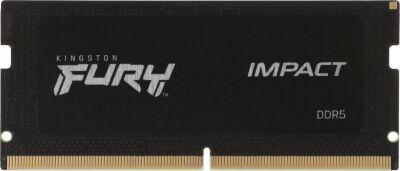 ������ DDR5 16GB 6400MHz Kingston KF564S38IB-16 Fury Impact RTL PC5-51200 CL38 SO-DIMM ECC 262-pin 1.35� single rank Ret
