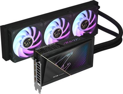 ���������� Gigabyte PCI-E 5.0 GV-N5080AORUSX W-16GD NVIDIA GeForce RTX 5080 16Gb 256bit GDDR7 2805/30000 HDMIx1 DPx3 HDCP Ret