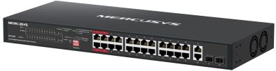 ���������� Mercusys MS128GP (L2) 26x1����/� 2SFP 24PoE+ 295W �������������