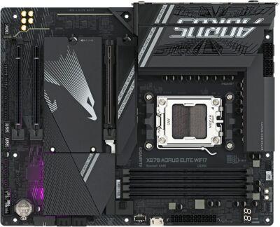 ����������� ����� Gigabyte X870 AORUS ELITE WIFI7 Socket AM5 AMD X870 4xDDR5 ATX AC`97 8ch(7.1) 2.5Gg RAID+HDMI