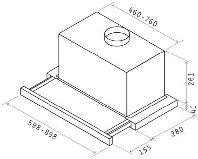 ������� ������������ Elica Elite 26 IX/A/60/VT ����������� �����/������ ������ ����������: ��������� (1 �����)