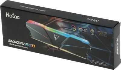 ������ DDR4 16GB 3200MHz Netac NTSRD4P32SP-16E Shadow RGB RTL Gaming PC4-25600 CL16 DIMM 288-pin 1.35� single rank � ���������� Ret