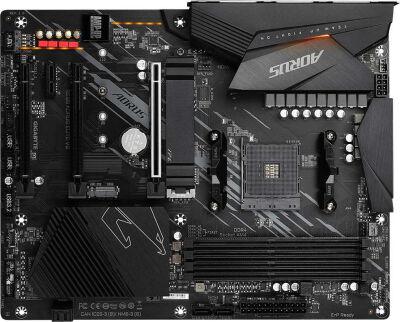 ����������� ����� Gigabyte B550 AORUS ELITE V2 Soc-AM4 AMD B550 4xDDR4 ATX AC`97 8ch(7.1) 2.5Gg RAID+HDMI+DP