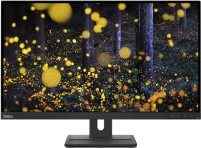 ������� Lenovo 27" ThinkVision E27q-20 ������ IPS LED 4ms 16:9 HDMI M/M ������� HAS Piv 1000:1 350cd 178��/178�� 2560x1440 75Hz DP 2K 6.6��