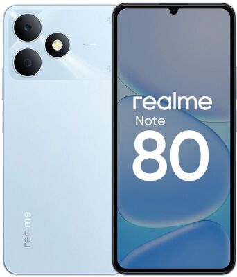 �������� Realme Note 80 128Gb 4Gb ������� �������� 3G 4G 2Sim 6.74" 720x1600 Android 15 8Mpix 802.11 a/b/g/n/ac GPS GSM900/1800 GSM1900 Protect FM