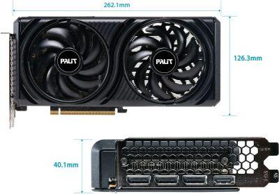 ���������� Palit PCI-E 5.0 PA-RTX5060 INFINITY 2 OC NVIDIA GeForce RTX 5060 8Gb 128bit GDDR7 2280/28000 HDMIx1 DPx3 HDCP Ret