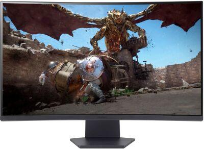 ������� LG 31.5" UltraGear 32GS60QC-B ������ VA LED 16:9 HDMI ������� 3000:1 300cd 178��/178�� 2560x1440 180Hz FreeSync DP WQ HD 2K (1440p) 7.2��