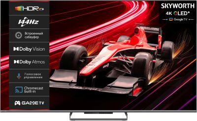 ��������� QLED Skyworth 65" 65Q77G Magic Sound Game TV Frameless �����-��������/����� 4K Ultra HD 144Hz MEMC DVB-T DVB-T2 DVB-C DVB-S DVB-S2 USB WiFi Smart TV
