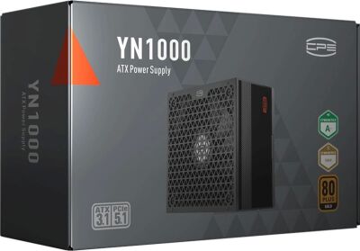 ���� ������� PcCooler ATX 1000W P5-YN1000-G1F 80+ gold (20+4pin) APFC 135mm fan 9xSATA Cab Manag RTL