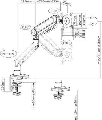 ��������� ��� ��������� Ultramounts UM732BR ���������� 17"-32" ����.8�� ���������� ������� � ������
