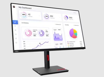  Lenovo 31.5" T32p-30, 16:9, IPS, UHD, 4ms, 350cd, 60Hz, HDMI, DP, USB, USB-C, LAN, HAS