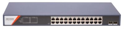���������� Hikvision DS-3E1526P-SI-24P2F (L2) 24x1����/� 2x�����(1000BASE-T/SFP) 24PoE 370W �����������