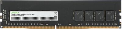 ������ DDR4 32GB 3200MHz Digma DGMAD43200032D RTL PC4-25600 CL22 DIMM UDIMM 288-pin 1.2� dual rank Ret