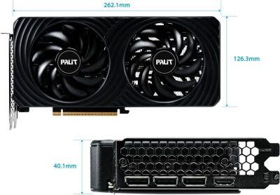 ���������� Palit PCI-E 5.0 PA-RTX5060 DUAL OC NVIDIA GeForce RTX 5060 8Gb 128bit GDDR7 2280/28000 HDMIx1 DPx3 HDCP Ret