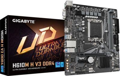 ����������� ����� Gigabyte H610M H V3 DDR4 Soc-1700 Intel H610 2xDDR4 mATX AC`97 8ch(7.1) GbLAN+VGA+HDMI