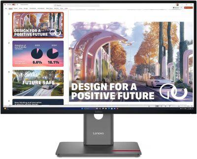������� Lenovo 27" ThinkVision P27QD-40 ������ IPS LED 4ms 16:9 HDMI ������� HAS Piv 350cd 178��/178�� 2560x1440 120Hz DP QHD USB 6.8��