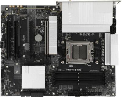 ����������� ����� MSI PRO B850-P WIFI Socket AM5 AMD B850 4xDDR5 ATX AC`97 8ch(7.1) 5Gigabit RAID+HDMI