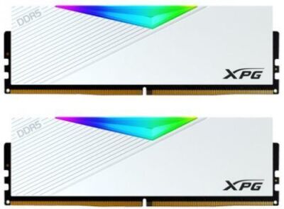   XPG LANCER RGB 32GB DDR5-6000 AX5U6000C4016G-DCLARWH,CL40, 1.35V K2*16GB RGB WHITE ADA