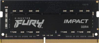 ������ DDR4 16GB 3200MHz Kingston KF432S20IB/16 Fury Impact RTL PC4-25600 CL20 SO-DIMM 260-pin 1.2� single rank Ret