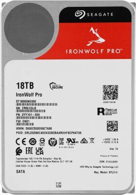 ������� ���� Seagate SATA-III 18TB ST18000NE000 NAS Ironwolf Pro 512E (7200rpm) 256Mb 3.5"