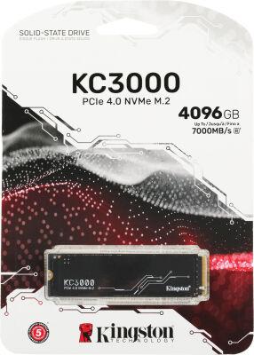 ���������� SSD Kingston PCIe 4.0 x4 4TB SKC3000D/4096G KC3000 M.2 2280